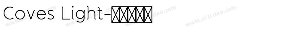 Coves Light字体转换
